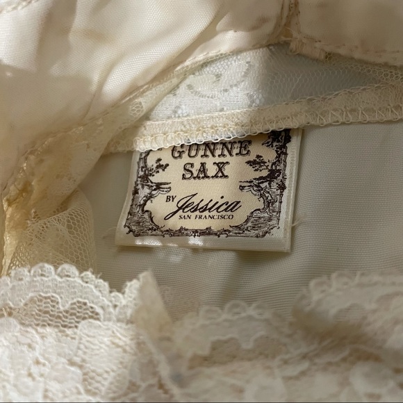 Vintage Gunne Sax Ivory Prairie Wedding Dress - Picture 14 of 14